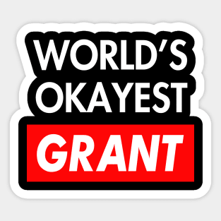 Grant Sticker